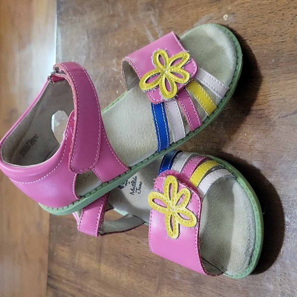 Livie & Luca + Matilda Jane little girl sandals; Size 13